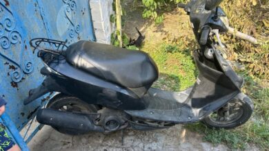 Мопед, що потрапив у ДТП