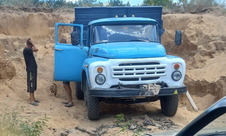 Добував незаконно пісок у Балабанівському лісі
