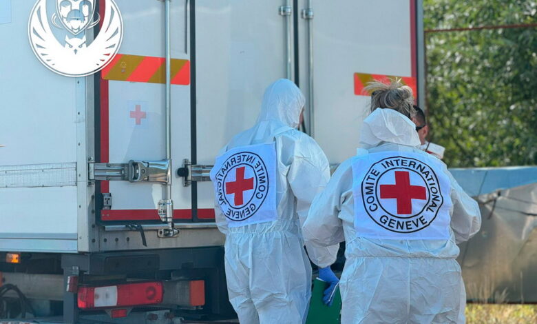 Передача тіл загиблих військових