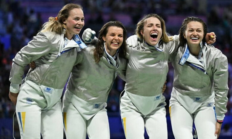 Українська збірна з фехтування на Олімпіаді-2024