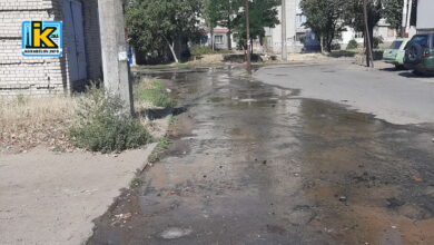 Аварійний витік води на пр. Корабелів
