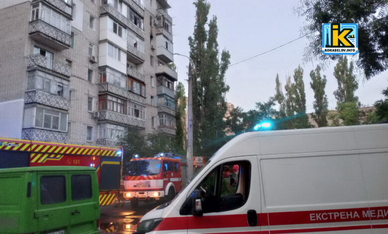 Пожежа в Корабельному районі Миколаєва