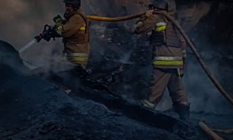 Пожежа через ворожі обстріли