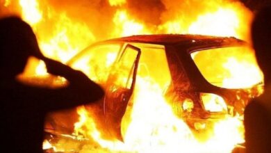 горить авто