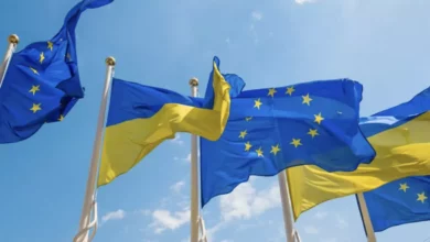 Украина Евросоюз флаги