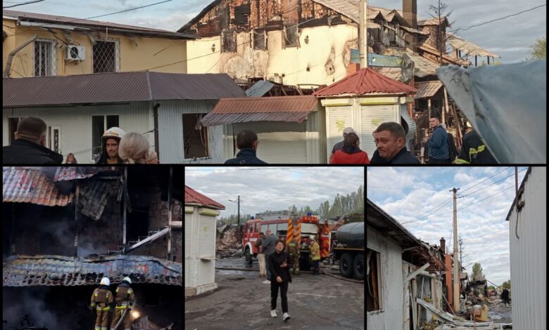 Приліт по ринку в Корабельному районі