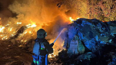 ДСНС ліквідували пожежу на об'єкті інфраструктури