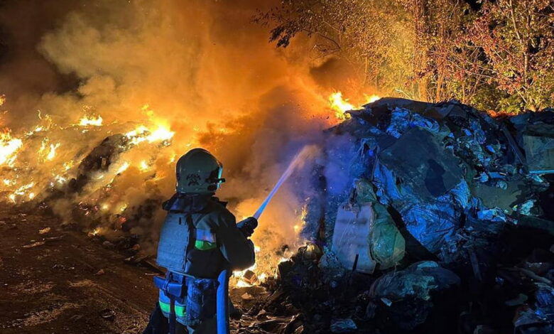 ДСНС ліквідували пожежу на об'єкті інфраструктури