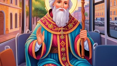 Св. Миколай в транспорті