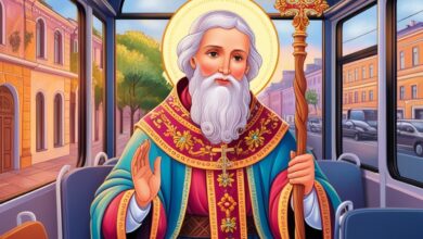 Св. Миколай в транспорті