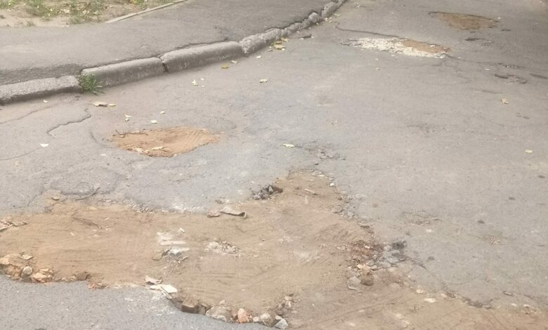 асфальт ями