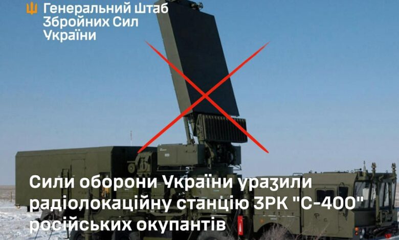 знищено ЗРК С-400