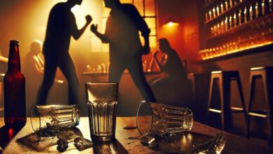 Конфлікт в барі (ілюстрація від ШІ)