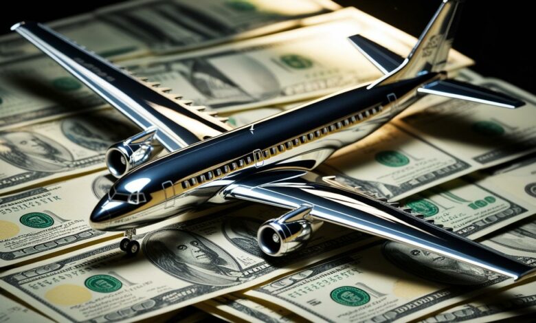 Літак та гроші