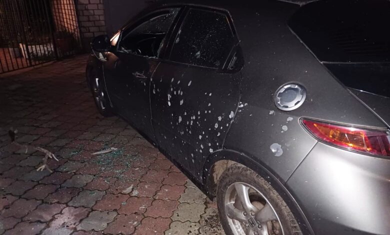 Вибух пошкодив авто