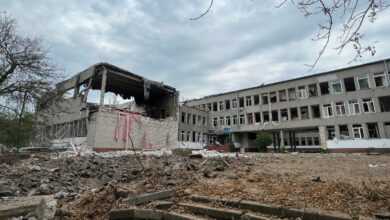 Зруйнована російськими ракетами школа №48 Миколаїв