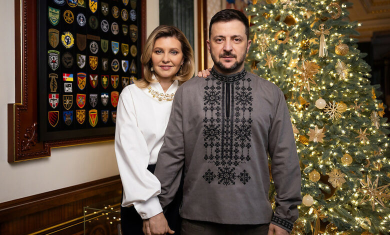 Володимр та Олена Зеленських