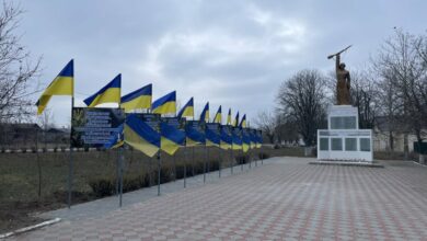 Алея пам'яті в Галицинівці (фото О. Гордієнка)