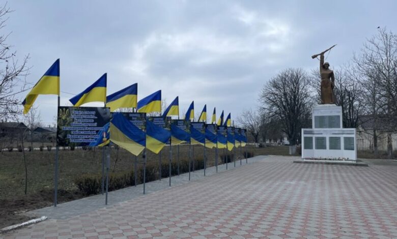 Алея пам'яті в Галицинівці (фото О. Гордієнка)