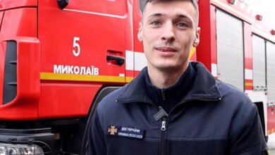 Пожежний-рятувальник Василь Левков