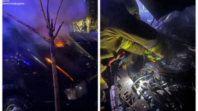 Горів автомобіль по пр. Корабелів