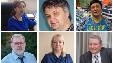 О. Шебаніна, С. Смирний, Л. Павленко, Ю. Корнюков, А. Дробітько, Г. Бондар