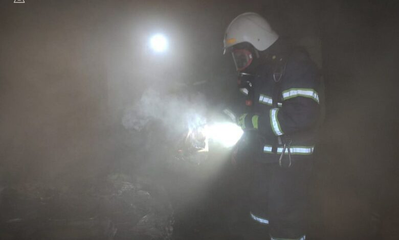 Пожежа, задимлення.