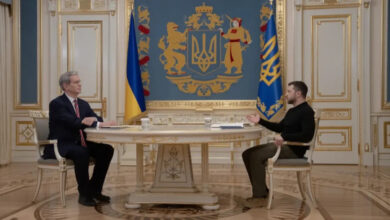 Президент України Володимир Зеленський та міністр фінансів США Скотт Бессент