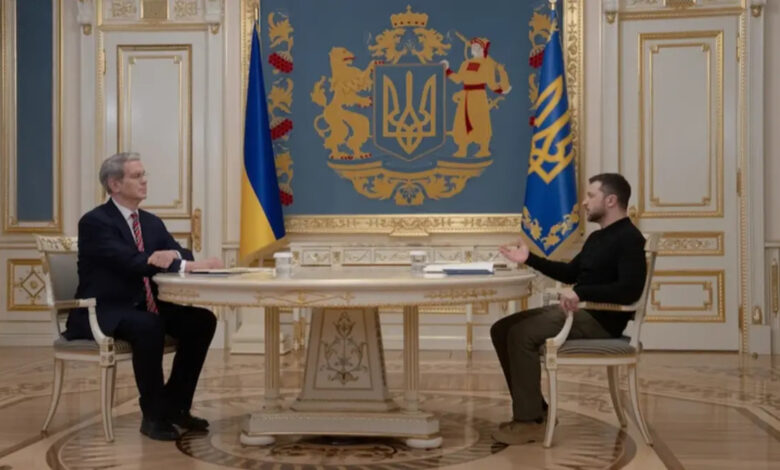 Президент України Володимир Зеленський та міністр фінансів США Скотт Бессент