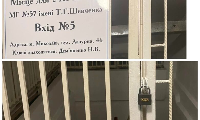 зачинене бомбосховище