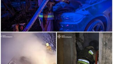 Робота миколаївських вогнеборців 21 лютого