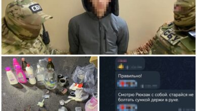 Затриманий молодик та докази терористичної діяльності
