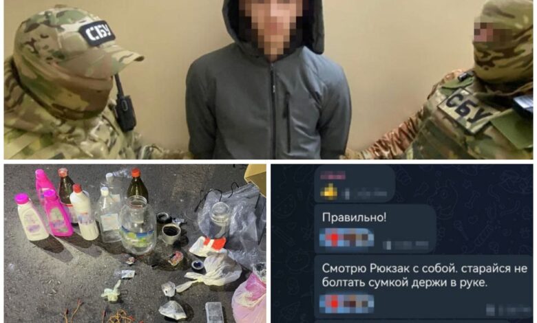 Затриманий молодик та докази терористичної діяльності