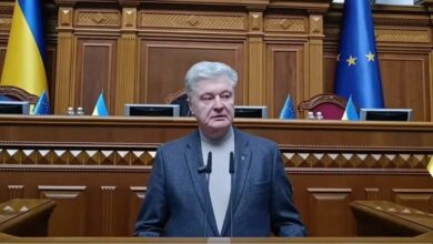 Петро Порошенко під час свого виступу