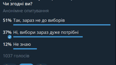 опитування чи потрібні вибори