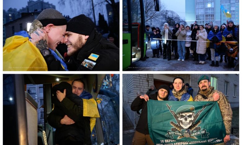 морські піхотинці, повернуті з полону