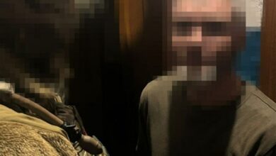 Затриманий злочинець.