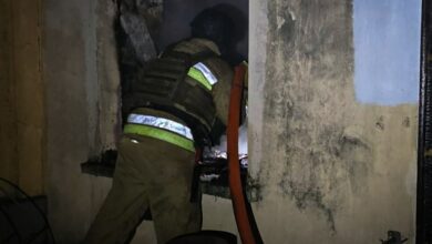 Вогнеборці за роботою.