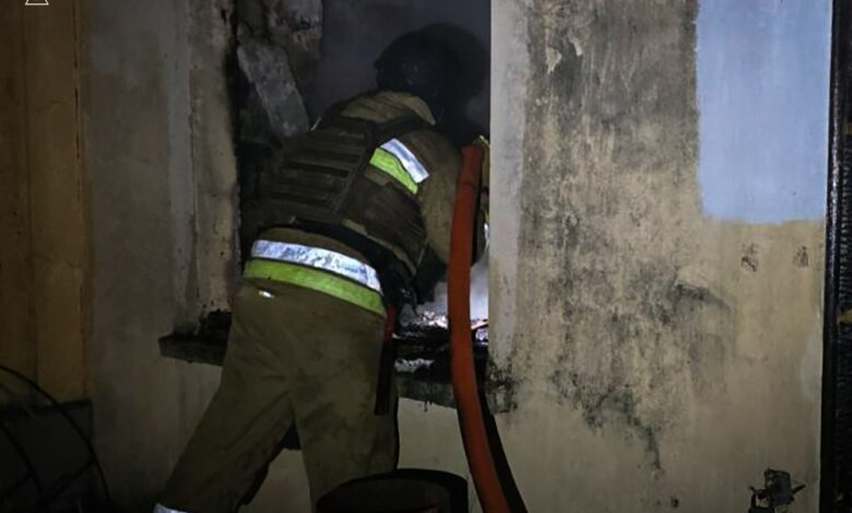 Вогнеборці за роботою.