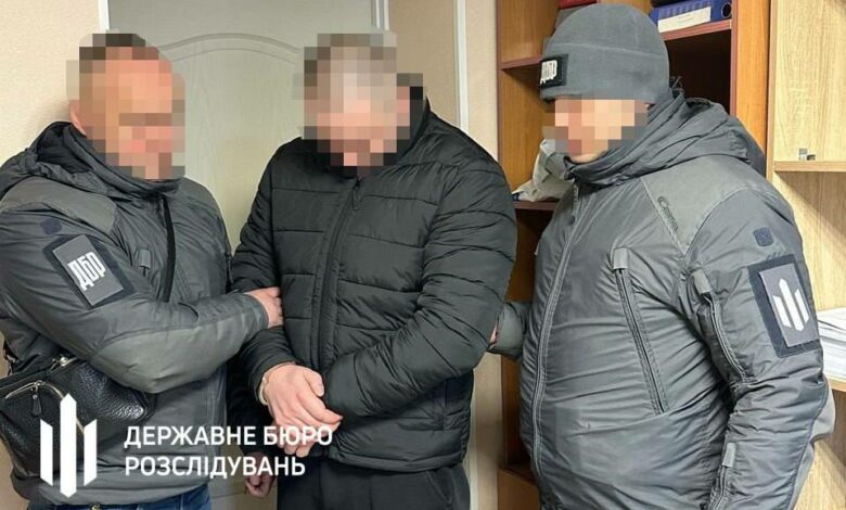 Затриманий посадовець.