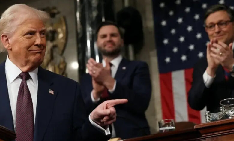 Дональд Трамп звернувся до Конгресу (Фото: Win McNamee/Pool via REUTERS)