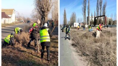 Прибирання на вул. Львівській