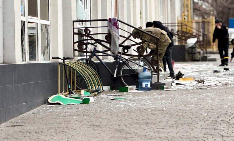 Наслідки вибуху в Миколаєві 14 лютого-