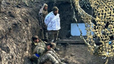 Українські полонені перед стратою
