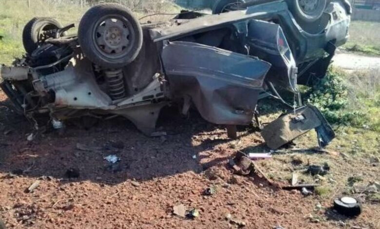 ВІд авто та окупантів залишився тільки мотлох