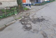 асфальт після прильоту