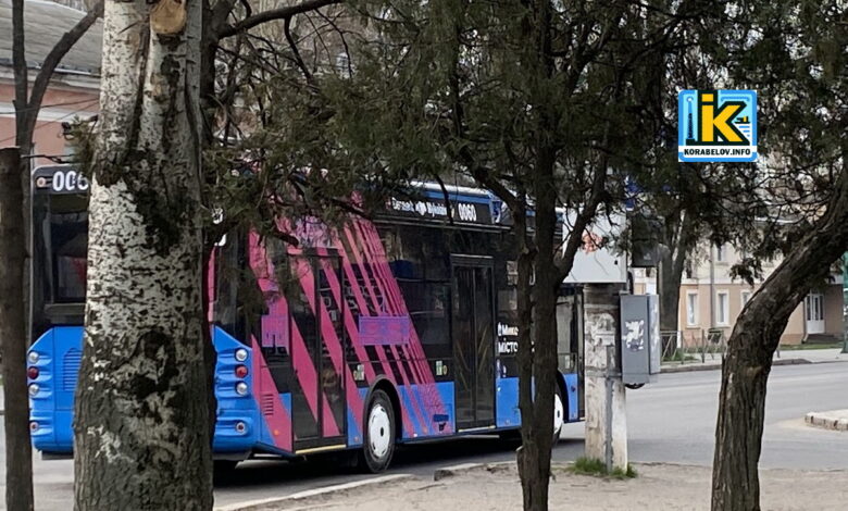 Тролейбус у Корабельному районі