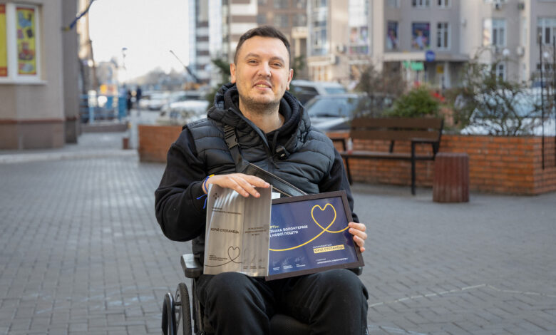 Юрій Степанець, комік, блогер, громадський діяч і волонтер. Фото: Нова пошта