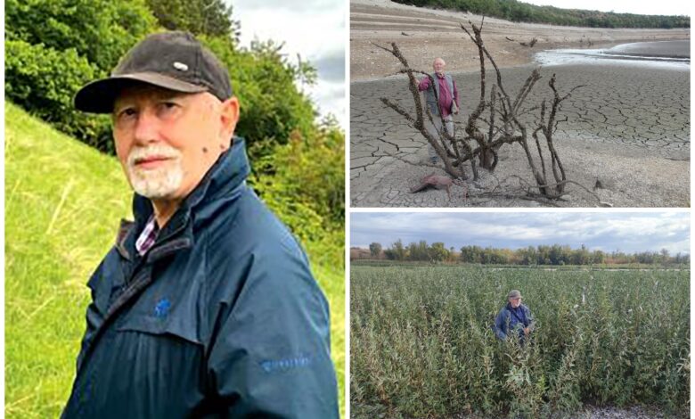 Я. П. Дідух, академік НАН України, еколог і геоботанік. Експедиція до Каховського водосховища. (фото ЗМІ)