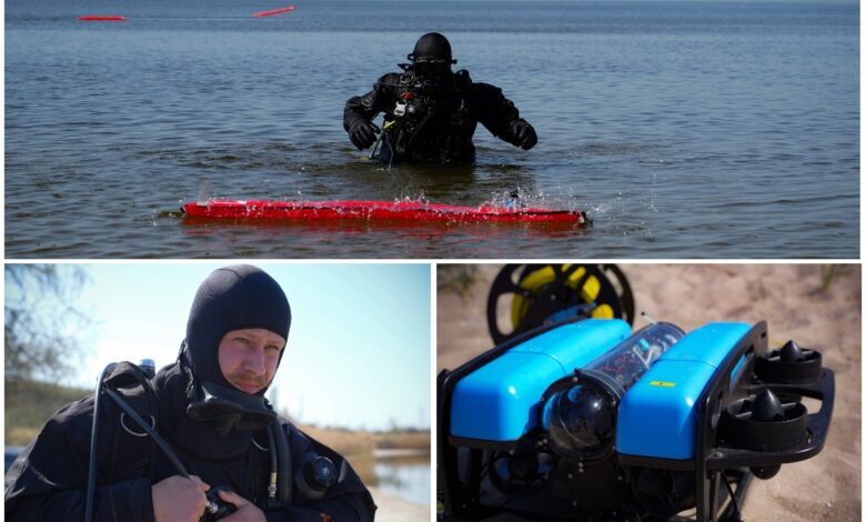 Підводні мінери "чистили" пляжі в Корабельному